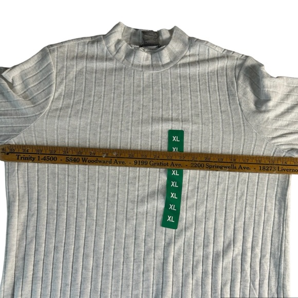 Matty M Ladies' Mock Neck Ribbed Tunic size XL - Picture 3 of 7